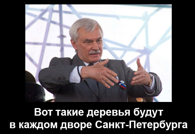 В каждом дворе будут деревья! - Георгий Сергеевич Полтавченко