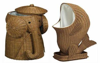 корзинки для белья в ванную комнату