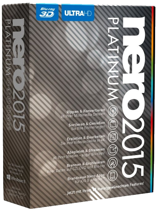 Nero 2015 Platinum v16.0.04200 Retail [2014,MlRus]