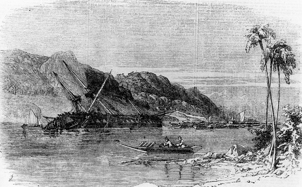 Diana Wreckage Illustrated London News 1856