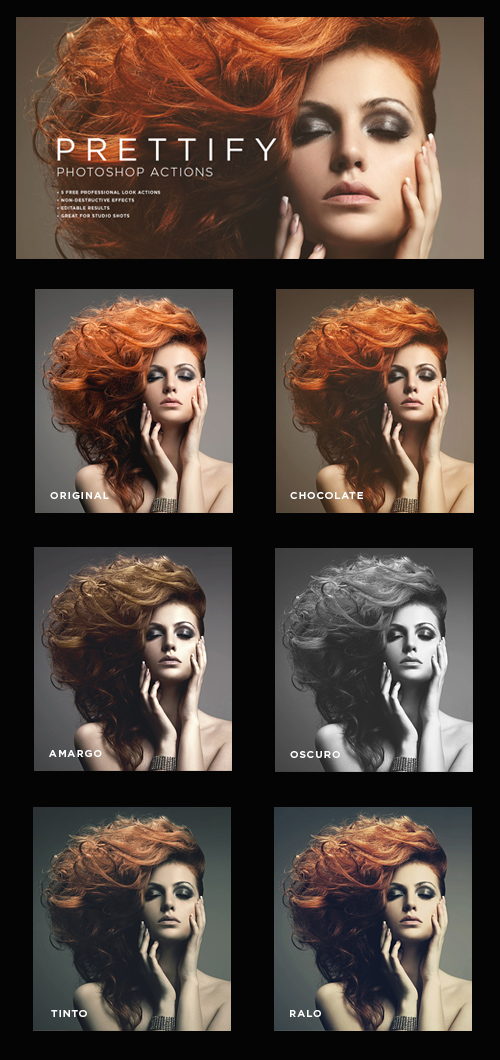 Prettify Photoshop Actions