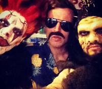 Билл и Том с Ларсом Бурмейстером на Хэллоуин 2014 в Лос-Анджелесе