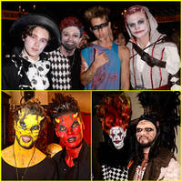 The Vamps, The Wanted и Tokio Hotel на хэллоуинской вечеринке Just Jared!