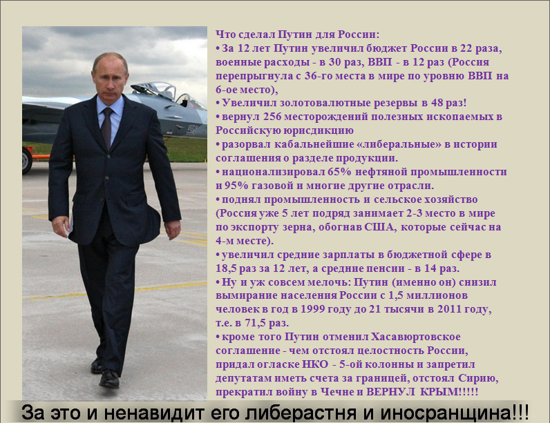 Как сделать обращение путина
