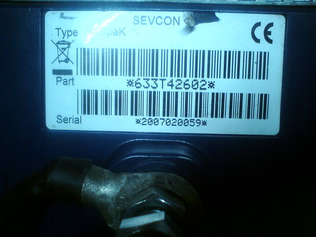 sevcon millipak 633t45320 blink codes
