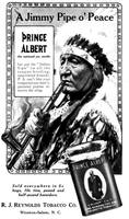 Prince Albert tobacco advertisement, 1913