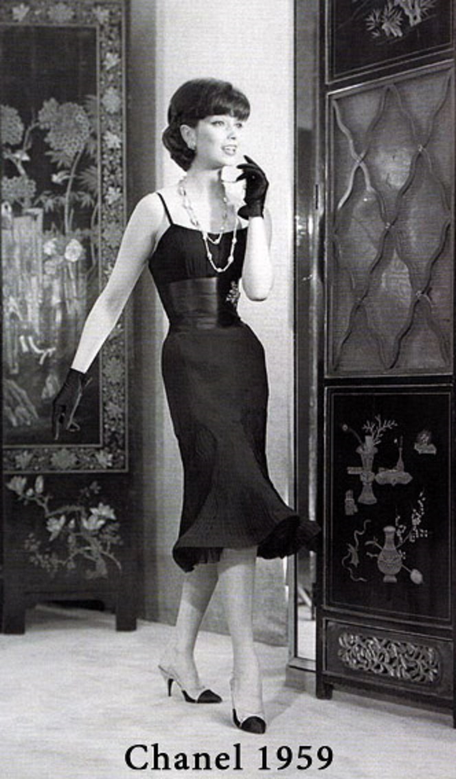 ретро платье Chanel 1959