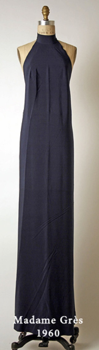 ретро платье американская пройма Madame Grès 1960