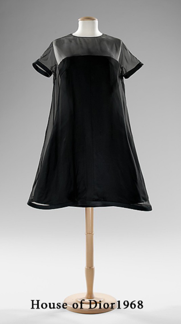 ретро платье трапеция House of Dior 1968