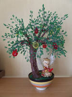 дерево из бисера