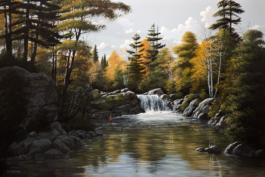 waterfall-24x36-Bill Saunders