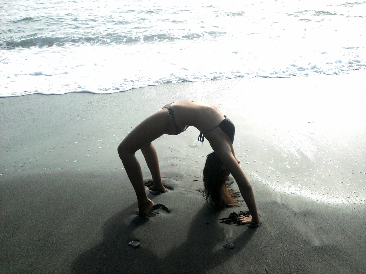 Гимнастика на пляже