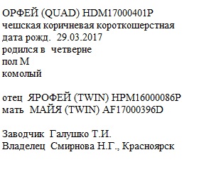 Орфей анк Татьяна Галушко