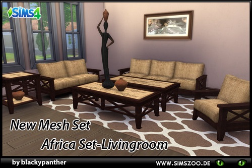 AfricaSet Livingroom