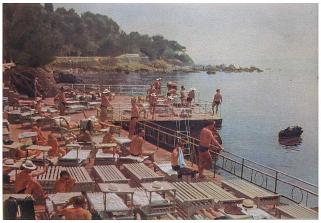 Форос. Мужской пляж. 1962 г.