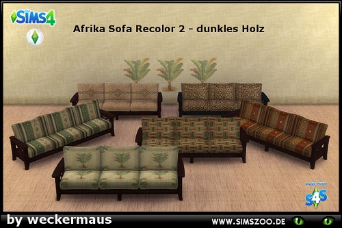 Zoo AfricaSet Recolors Sofa Set2