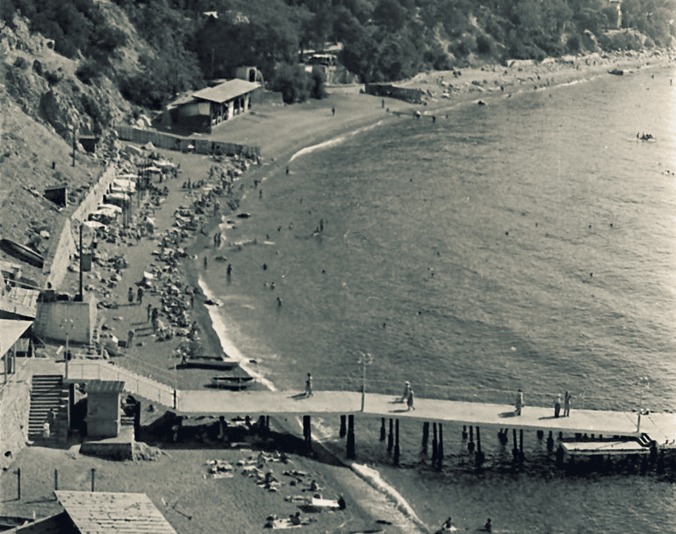 Симеиз. Пляж. 1958 г.