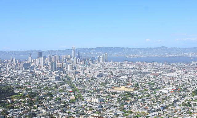 Вид Сан-Франциско со смотровой площадки. Фото Морошкина В.В.