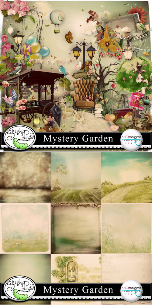 Scrap Kit - Mystery Garden Scrap Kit - Mystery Garden