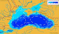 Схема течений Чёрного моря