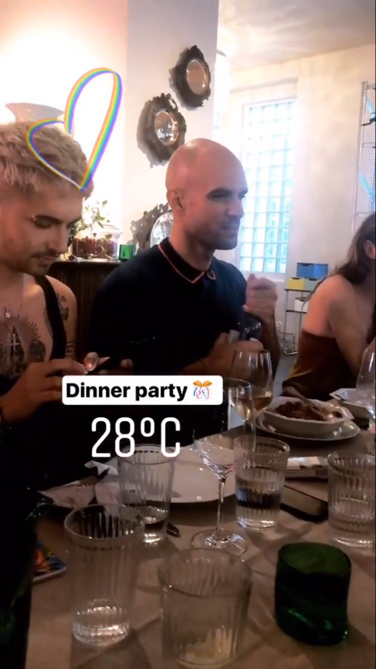 Bill at dinner (Berlin, 19.06.17)