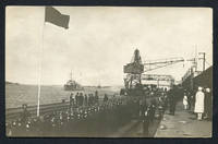 Real-Photo-Postcard-Visit-Soviet-Ships-Lithuania-Memel