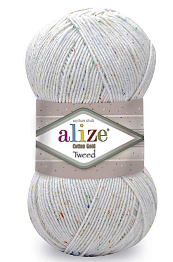 alize cotton gold tweed