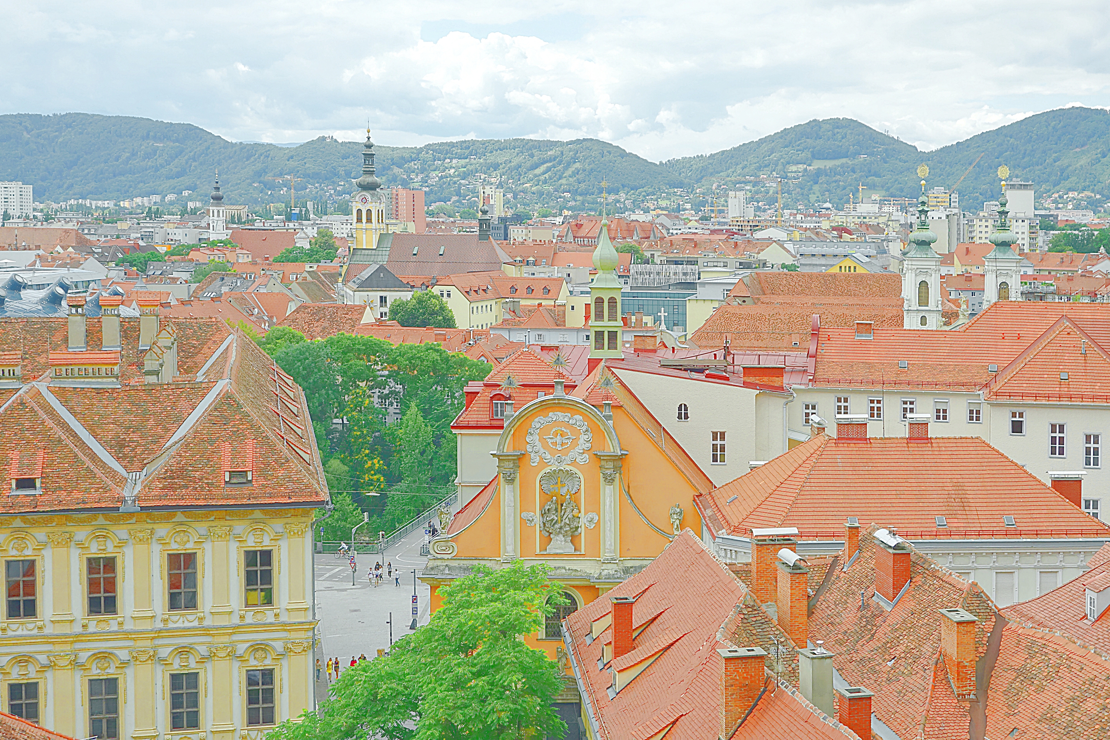 Панорама Граца с горы. Фото Морошкина В.В.