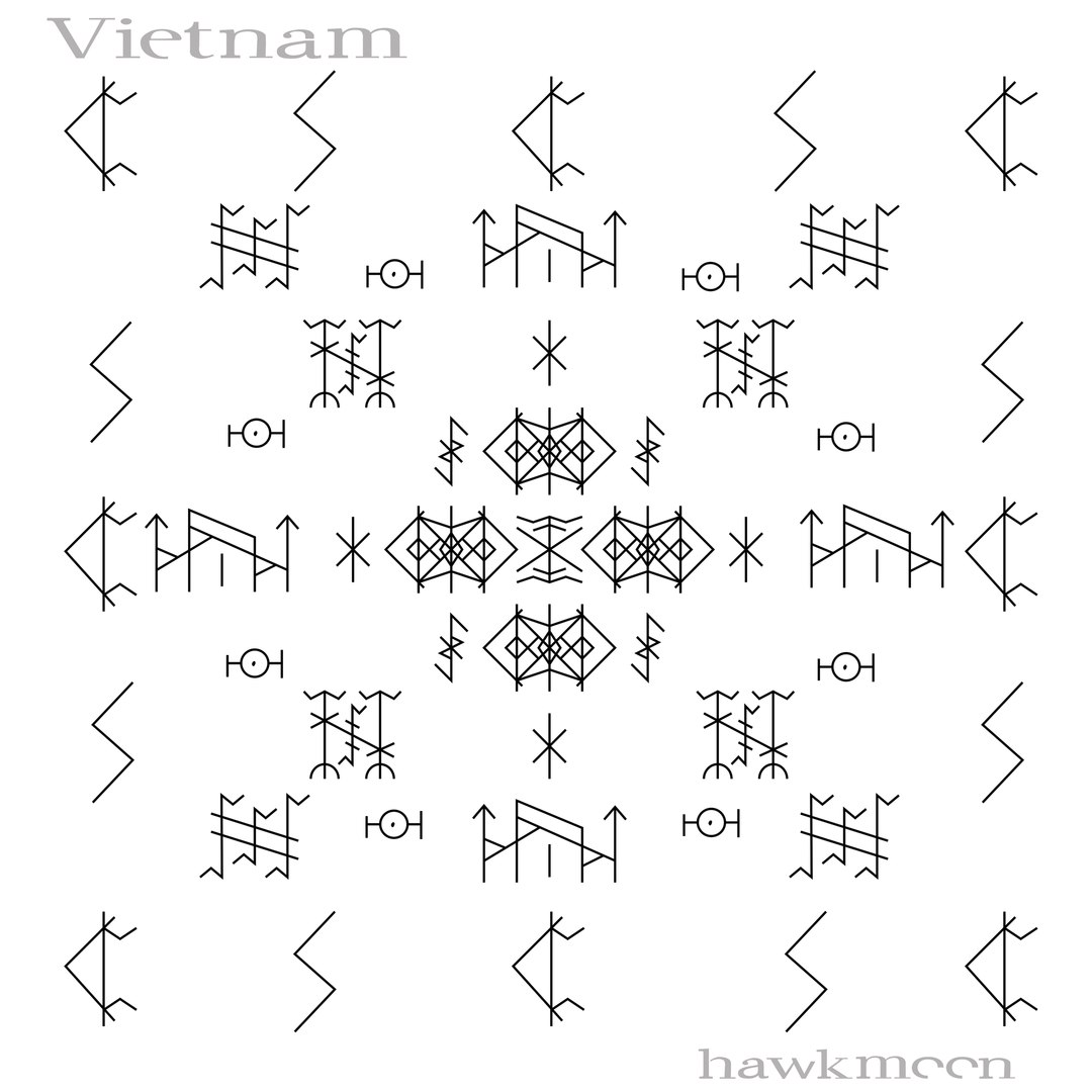 Вьетнам черно-белый вариант