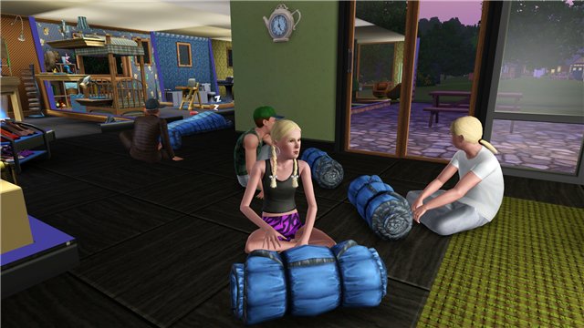 the Sims 3 EP04 ночные посиделки