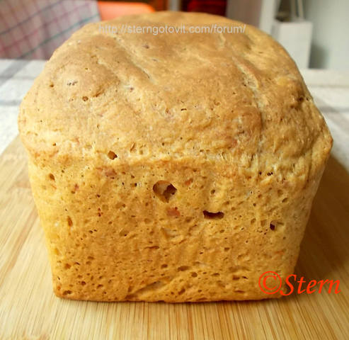 Хлеб пшенично-ржаной с сыром и овсяными хлопьями