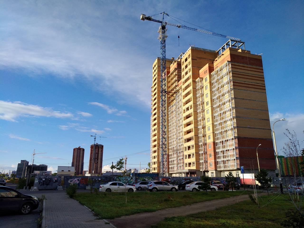 Строительство дома по улице Сысоева