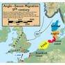 Anglo Saxon migration 5th cen