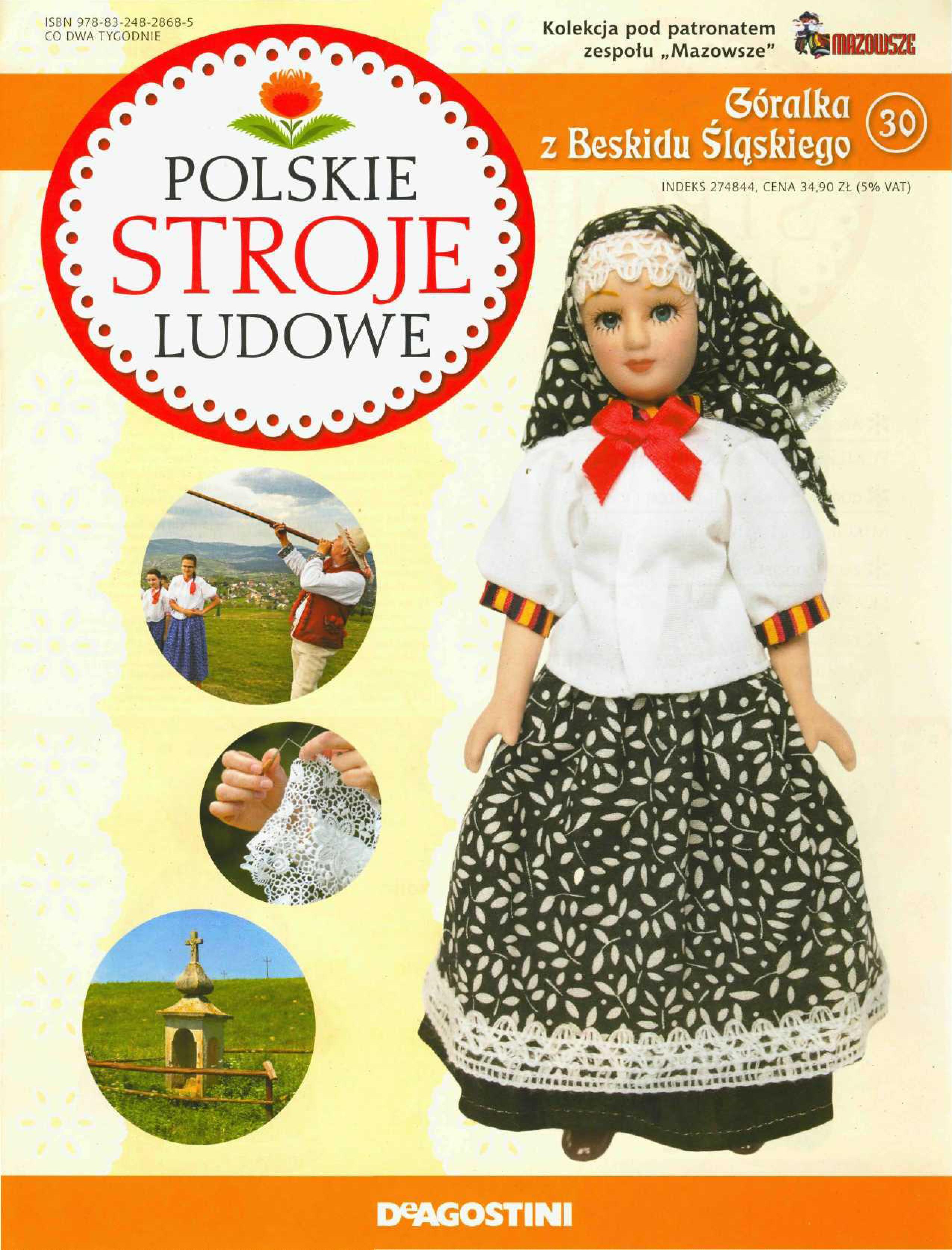 Polskie Stroje Ludowe №030 - Góralka z Beskidu Śląskiego-1