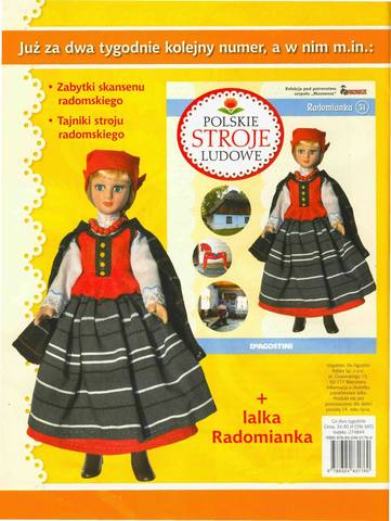 Polskie Stroje Ludowe №030 - Góralka z Beskidu Śląskiego-16