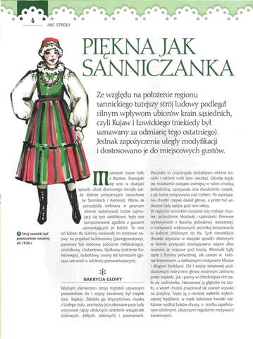 Polskie Stroje Ludowe №038 - Sanniczanka - 4