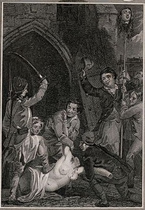 фото 4 Убийство принцессы де Ламбаль (гравюра 1815 года)