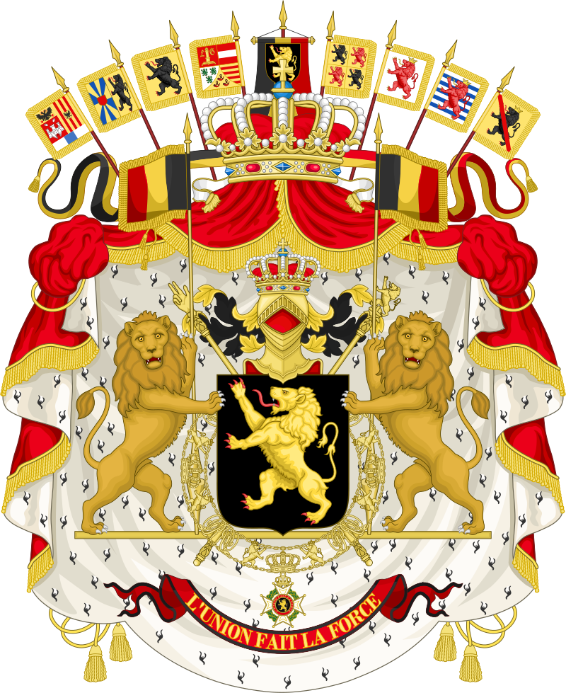 800px-Great coat of arms of Belgium.svg