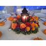 wedding-decoration-amazing-decorating-ideas-using-black-glass-lanterns-and-orange-red-flowers-also-with-green-leaves-fabulous-design-ideas-with-diy-purple-wedding-centerpieces