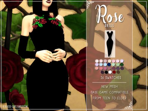 Miniaturas-Bluerose-sims-Dress