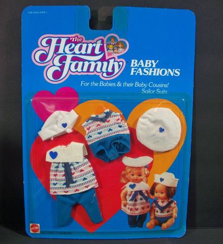 1987, THE HEART FAMILY BABY FASHIONS SAILOR SUITS #7162