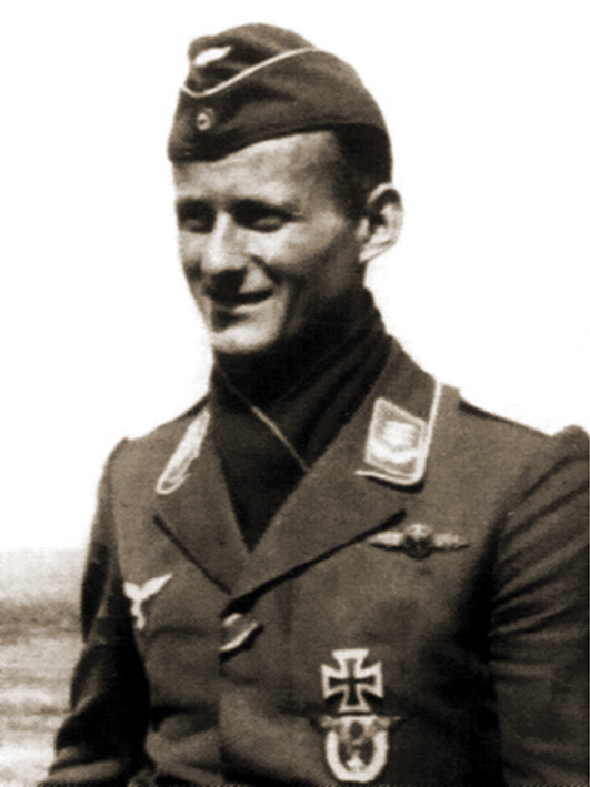 Адъютант командира эскадры ZG 76 гауптман Герхард Шашке