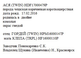 Ася анк ЛПХ Смирновских