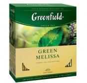 Чай зеленый Гринфилд Мелисса 100 пак.х9
