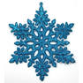 Декоративная снежинка, цвет голубой