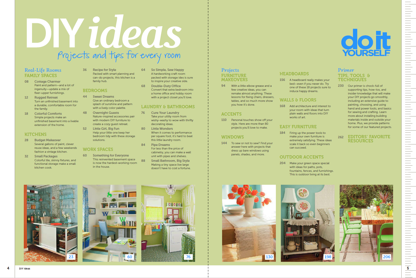 Do It Yourself: DIY Ideas: Projects and tips for every room