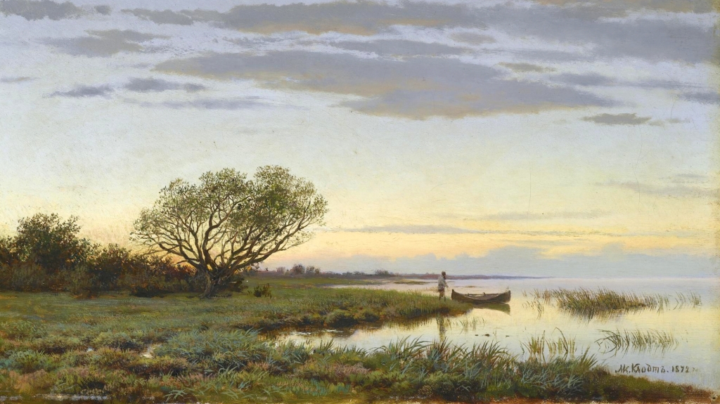 Mikhail Klodt – Twilight (1872) c