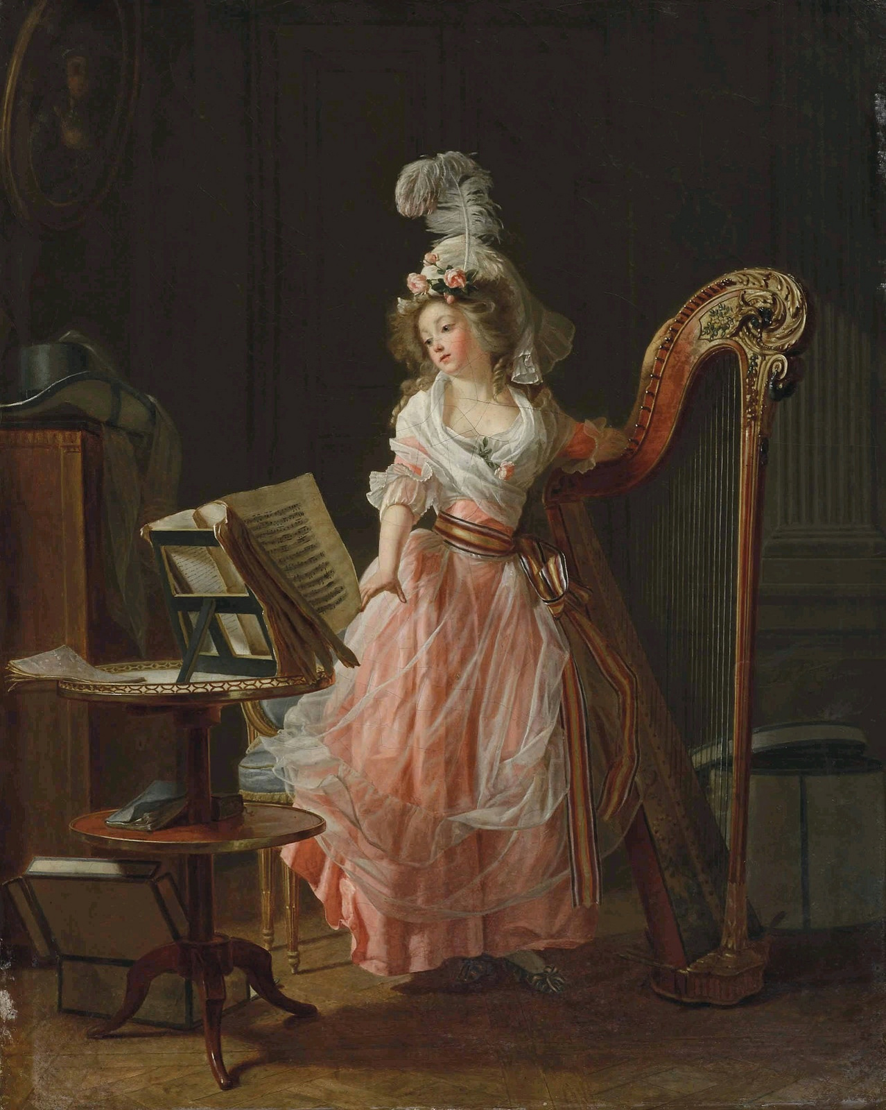 Michel Garnier - La jeune musicienne 1788 1