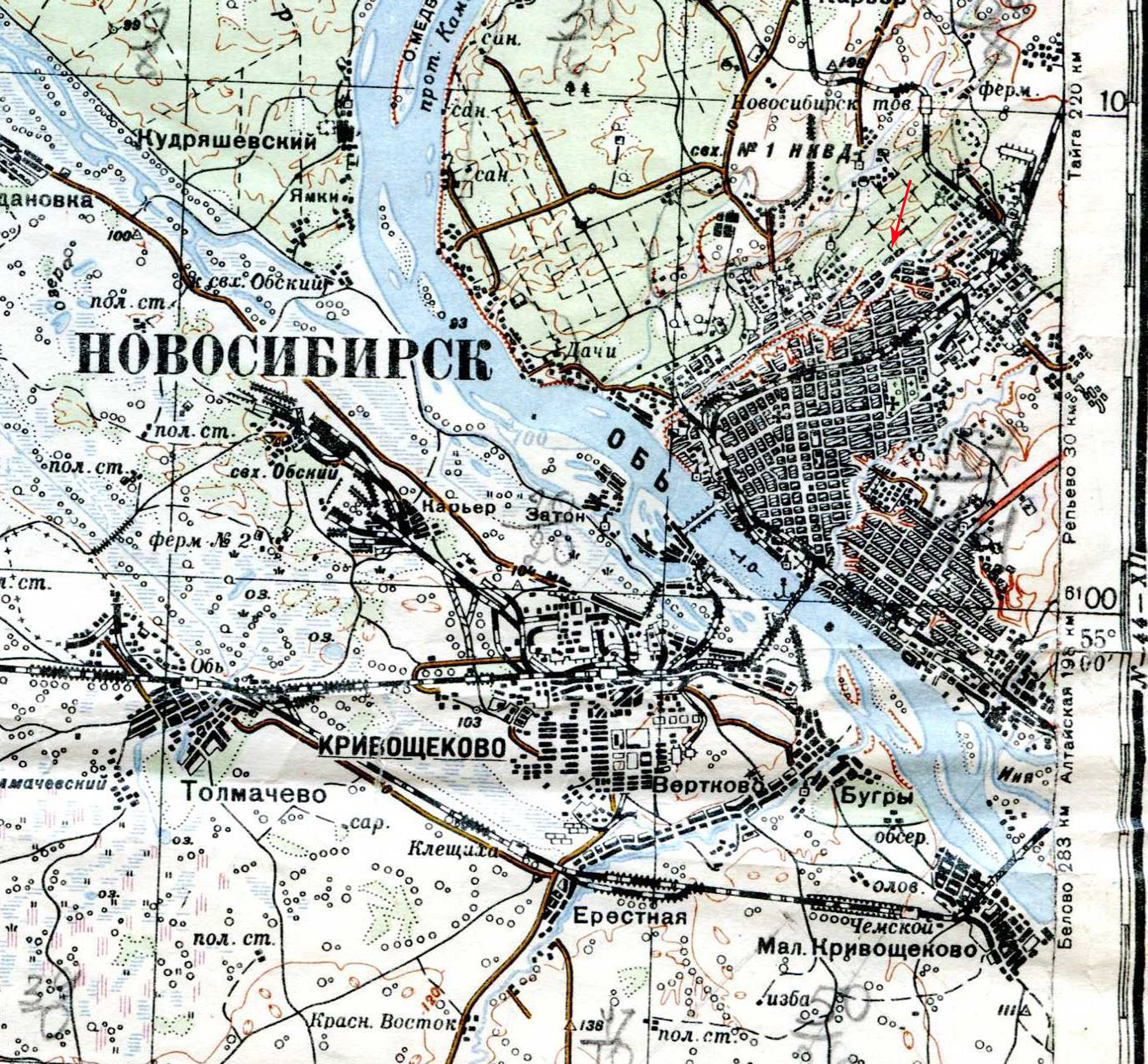 1947 карта генштаба копия