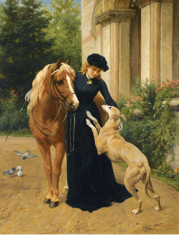 George Augustus Holmes (1822-1911) Welcome Home